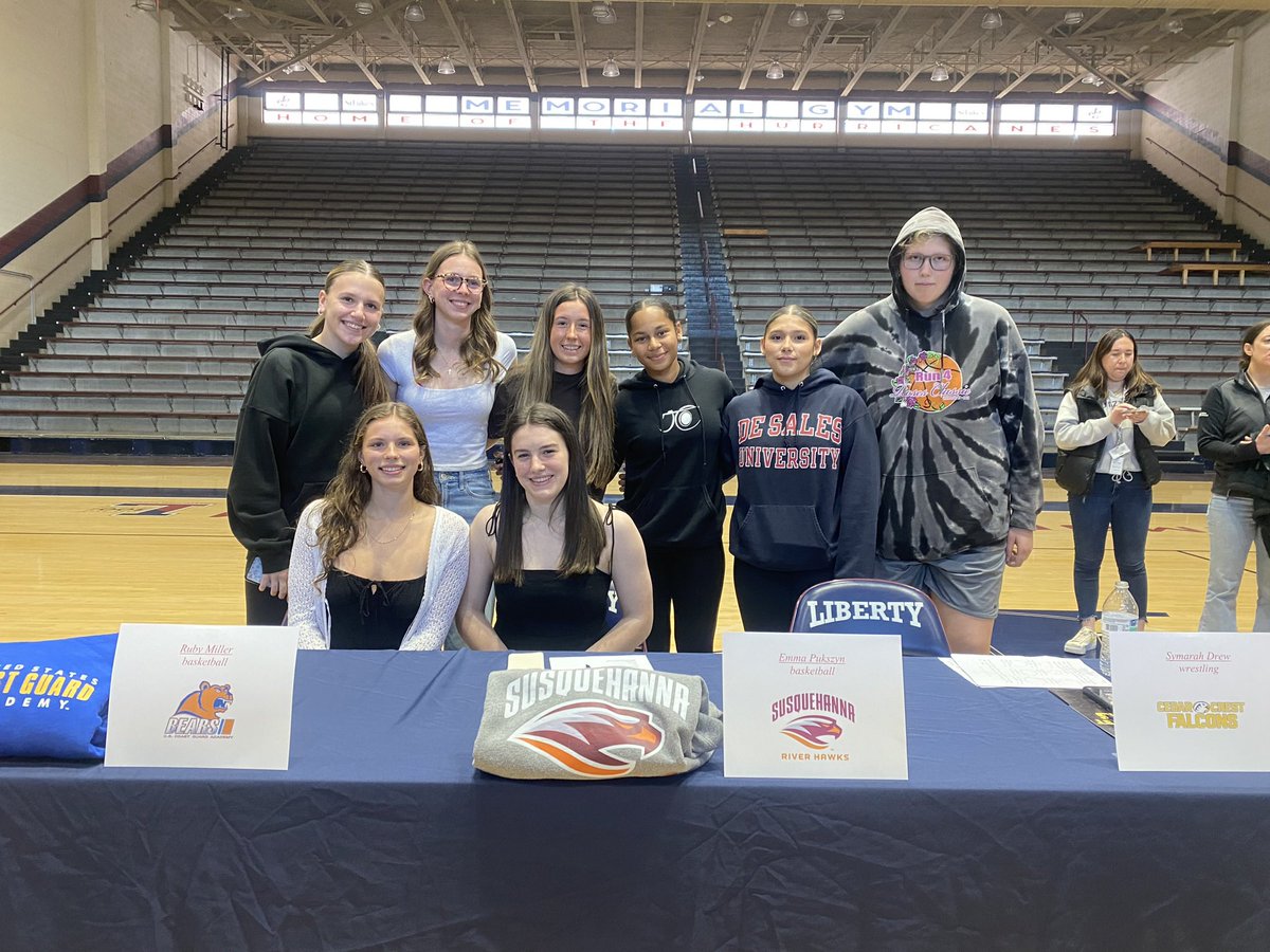 Taking their talents to the next level.. Congrats Ruby and Emma‼️🏀⛈️