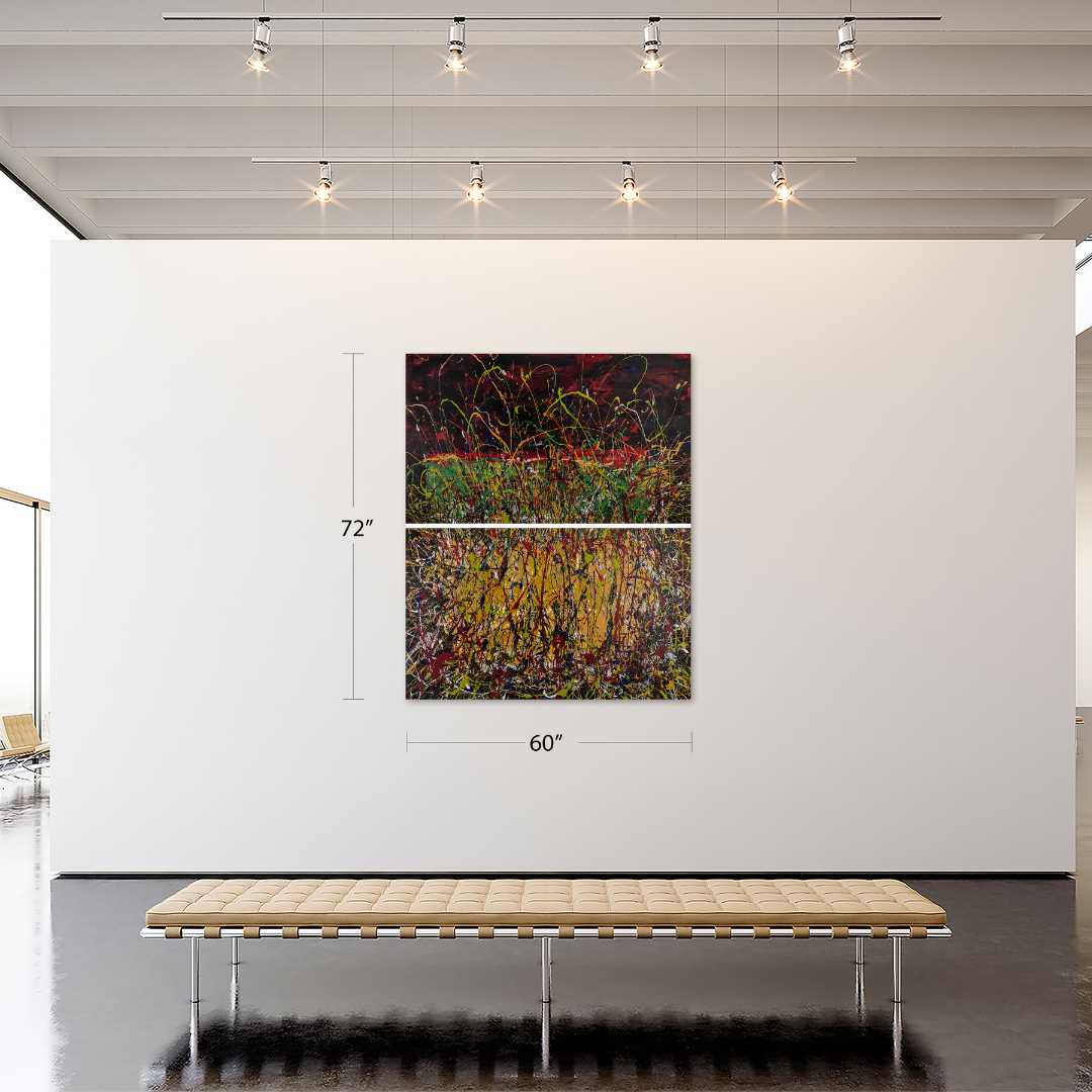 Eroica by @geohizny
Diptych 36' x 144'
Acrylic on Canvas
#geohizny #abstractimpressionist #localartist #jacksonpollock #modernart #impressionist #classicallyinspired #unique #forsale