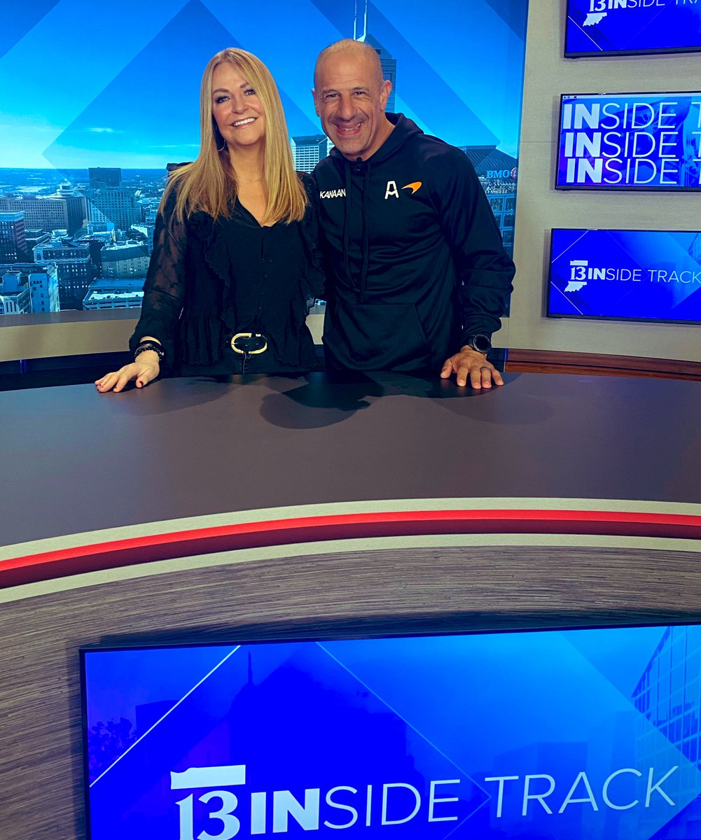 Today @TonyKanaan is in our 13INsideTrack studios to talk about his charity event coming up this Sunday at his SIM Racing Center in Westfield & of course we discuss the great month of May in Indy! Join us at 12:55 on WTHR