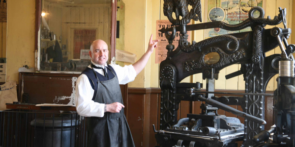 Did you know that @Beamish_Museum is also our contributor? A world famous open air museum which brings the history of north-east England to life, it's home to important artifacts of printing history, incl. Columbia flat-bed press (1840), Stanhope printing press, many more.