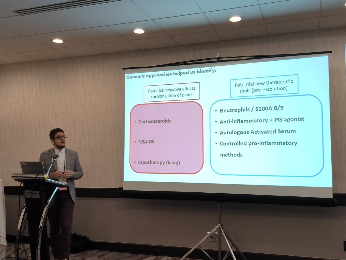 Congratulations 👏🏼 to Lucas Lima from @aecrpain on a fantastic presentation on the role of acute inflammation for the development of chronic pain #CanadianPain24