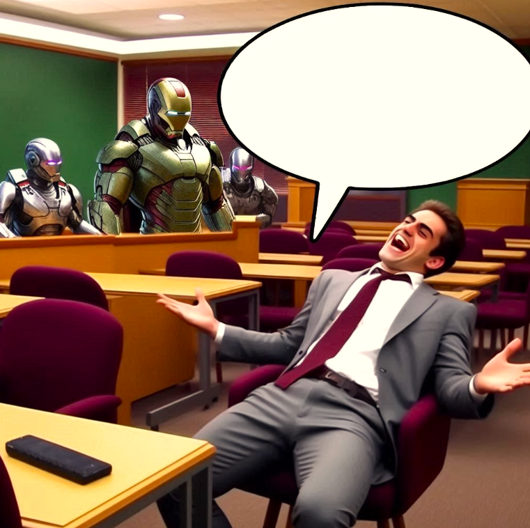 Someone come up with something good to put in this speech bubble,  #Grok would not help me.      #AI #MemeTuesday