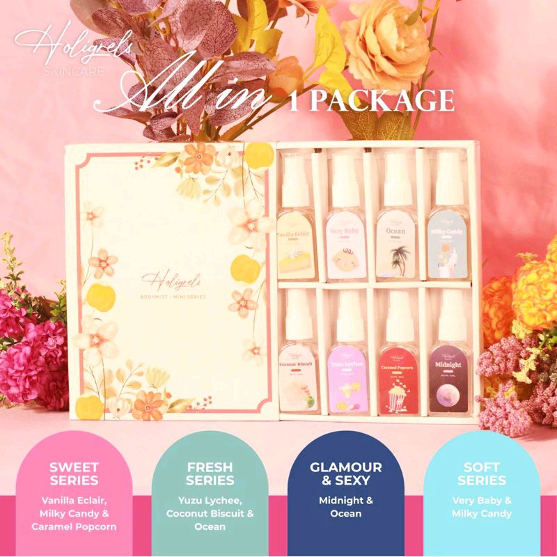 Malam guys!

Cek Holigrels Mini Series Bodymist Bundle pack / Bundling isi 8pcs Body mist Parfume by Holigrel dengan harga Rp69.000. Dapatkan di Shopee sekarang! shope.ee/5V91WDNski?sha…