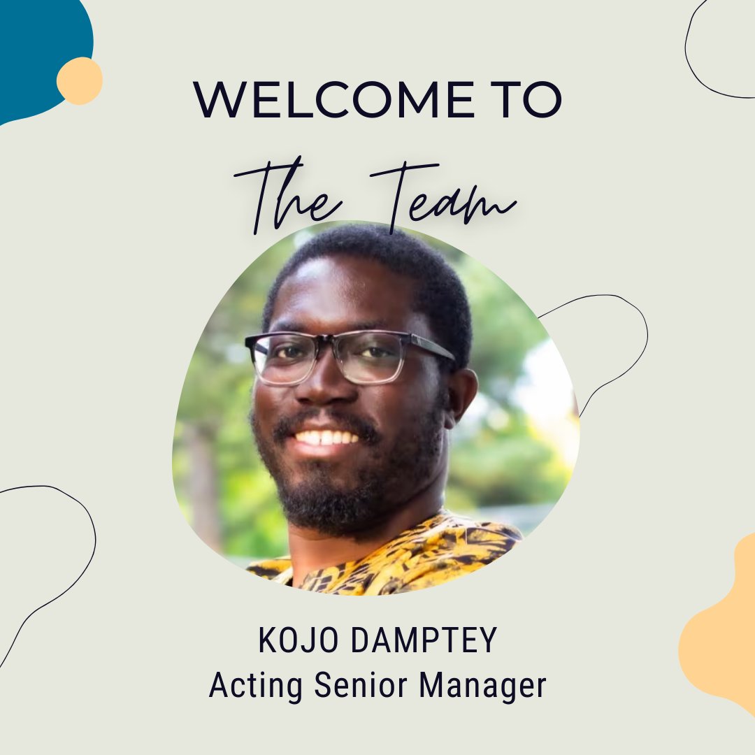 🎉🎉 We're thrilled to announce Kojo Damptey as the new Acting Senior Manager for the Office of Community Engagement! Join us in congratulating him on his new role. Learn more about Kojo here: bit.ly/4dl56kf