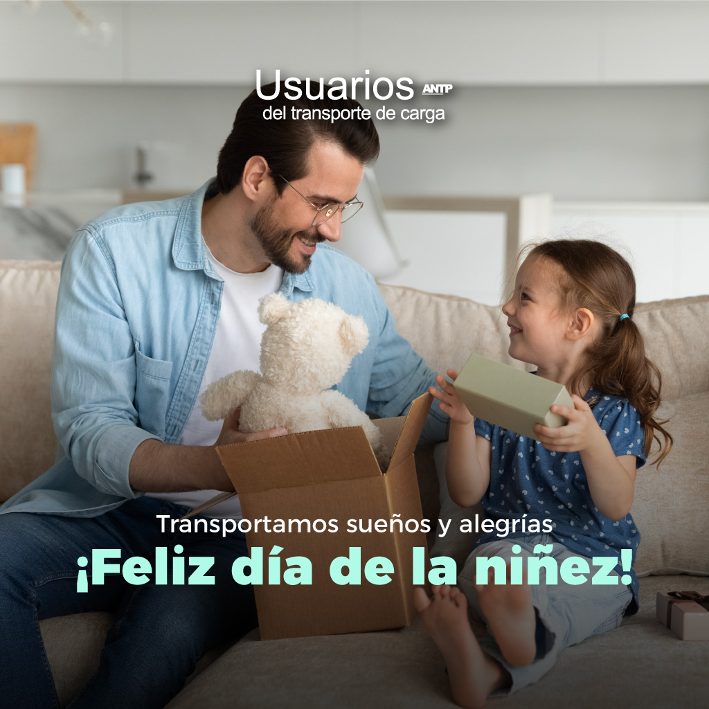 Este #DíaDeLaNiñez, recordemos que cada #producto transportado lleva alegría, y cada niñ@ merece un mundo lleno de oportunidades. ¡Juntos, hagamos del transporte el puente hacia sus sueños! #30DeAbril #FelizDía