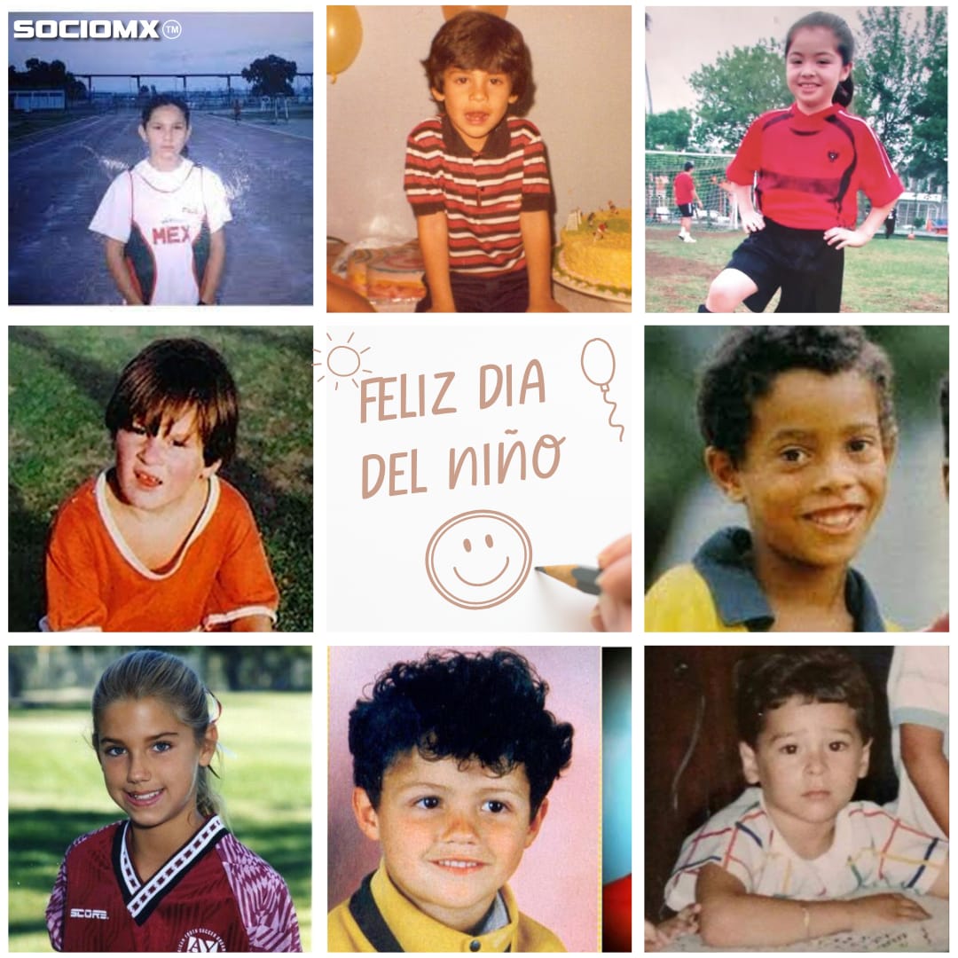 ¡FELIZ DÍA DEL NIÑO A TODOS LOS SOCIOS! 🥳 En este día deseamos que nunca se pierda el espíritu infantil que siempre nos acompaña. 🎉🪅 ¿Socios a cuántos futbolistas de la foto reconoces? 😎 Los leemos 👇🏻 #DiaDelNino #felizdiadelniño #sociomx