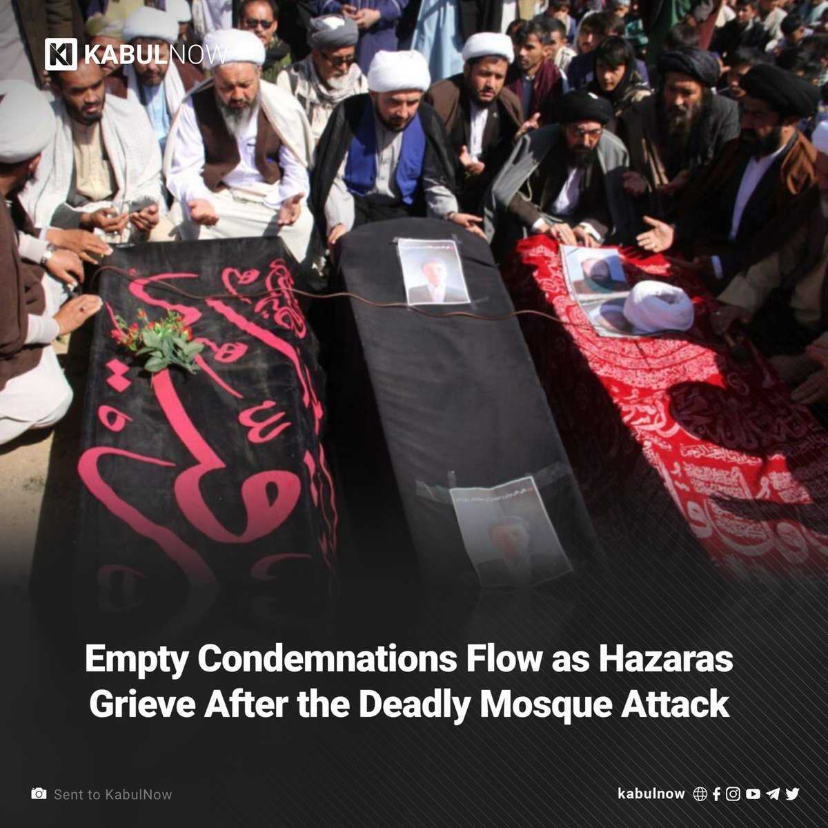In the wake of a massacre in a Shia mosque, the United Nations Assistance Mission in Afghanistan (UNAMA) says that the country’s Hazara-Shia community needs immediate protection measures. Read more here: kabulnow.com/?p=35514