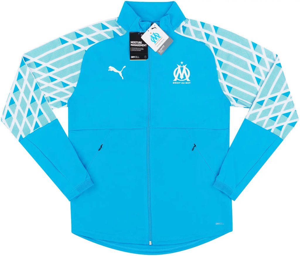 🇫🇷 CFS DEAL 🇫🇷 Marseille 20/21 Stadium Jacket Sizes S, M, L £11.70 with code KITSMAN10 #ad #om 👉 classicfootballshirts.co.uk/2020-21-olympi…