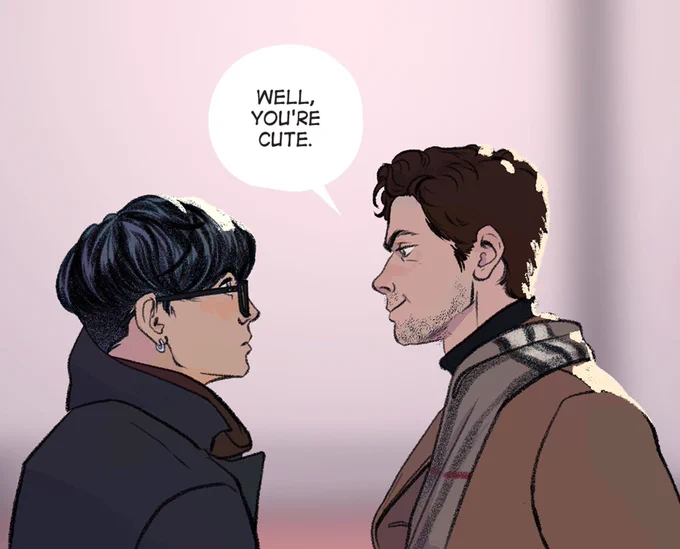 Tuesdays mean KEEPING TIME UPDATE!Keeping Time is a queer, adult webcomic that's a bummer of a romance between two deeply flawed, not-at-all-wholesome guys who make terrible decisions, often. Here's one of them!! 