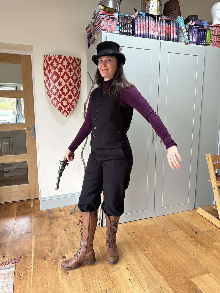 First Prairie Rascals costume tests with Amanda Lindseth.