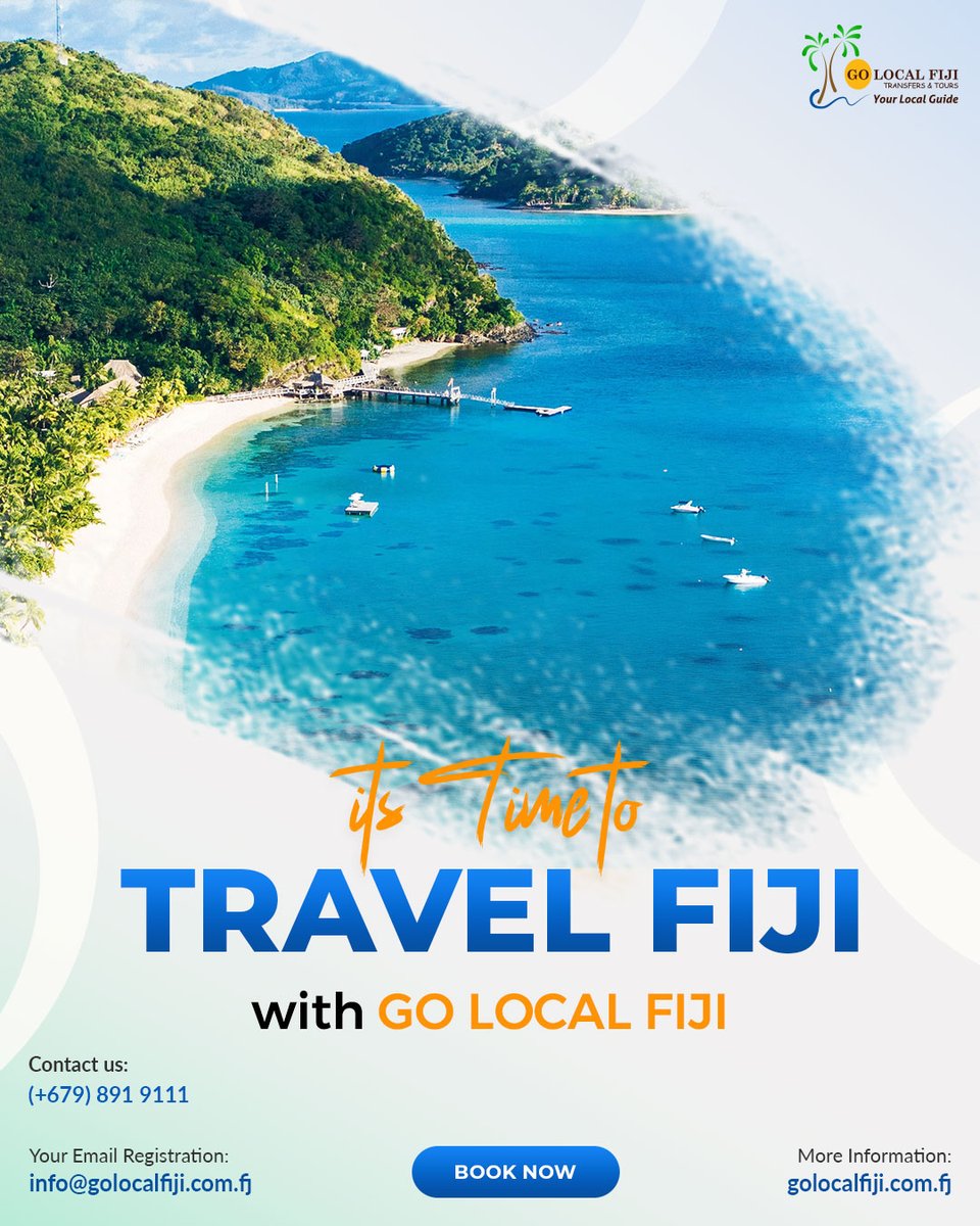 Design Your Dream Fijian Escape: ✨ Craft Your Fiji Holiday with Go Local Fiji! ✨

#GoLocalFiji #FijiHoliday #CraftYourEscape #PersonalizedItinerary #IslandHopping #CulturalExperiences #AdventureAwaits #RelaxationGoals #BookNow #LetsGoFiji