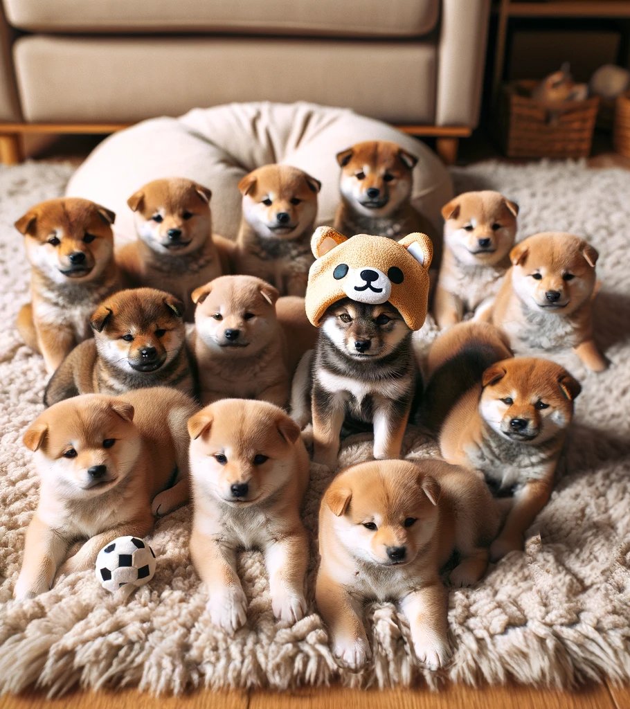 InuInuToken's tweet photo. If you find yourself spending too much time staring at the screen, try finding some puppies to play with.

One of them might be wearing a hat. https://t.co/dG8HlxXgPl