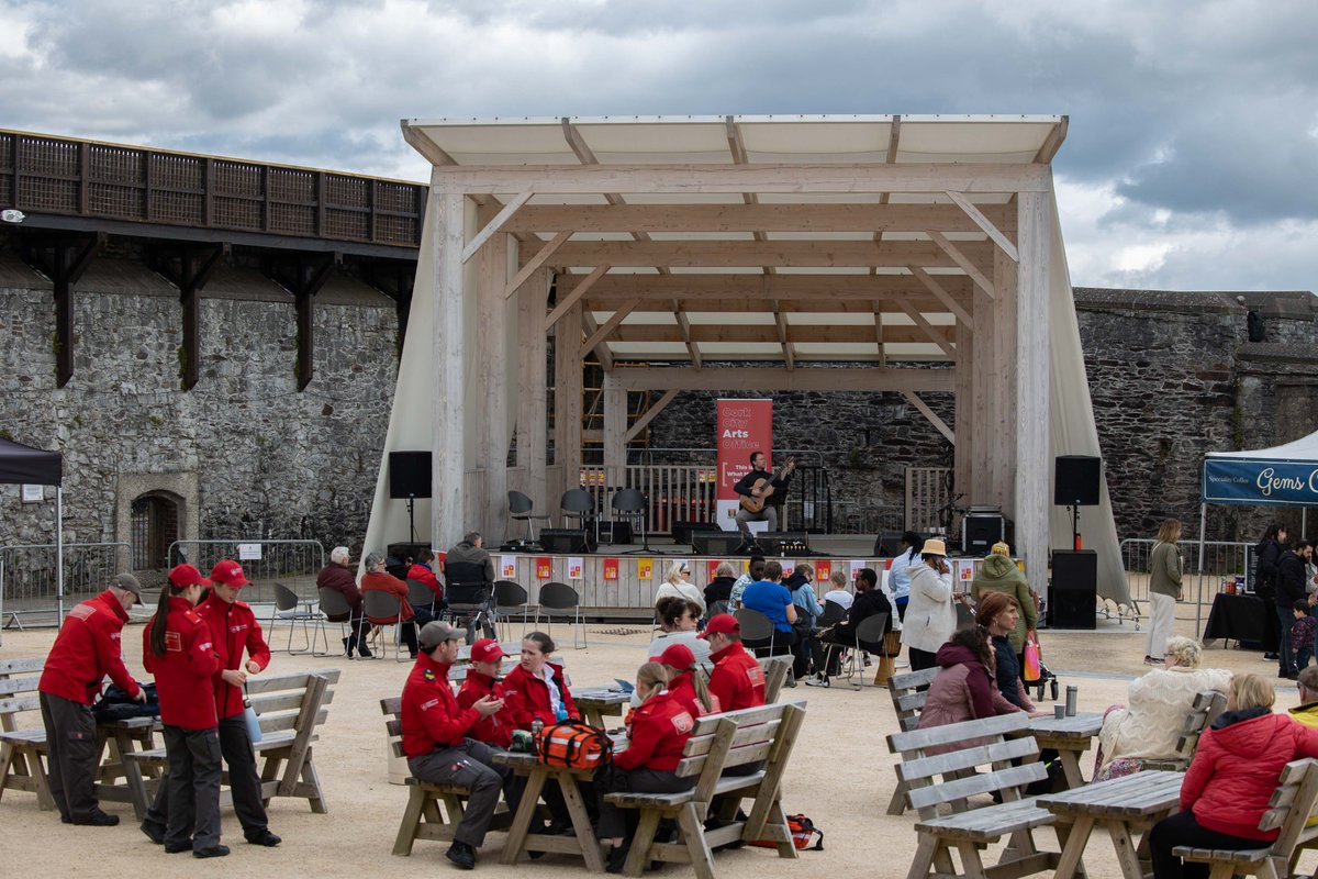 Closing the book on our Pop up arts event Elizabeth Fort as part of Cork World Book Festival 2024! 📖✨
Cork's Elizabeth Fort was transformed into a literary wonderland on Sunday as part of the hugely successful Cork World Book Festival. 
@poetryireland @artscouncil_ie #POParts