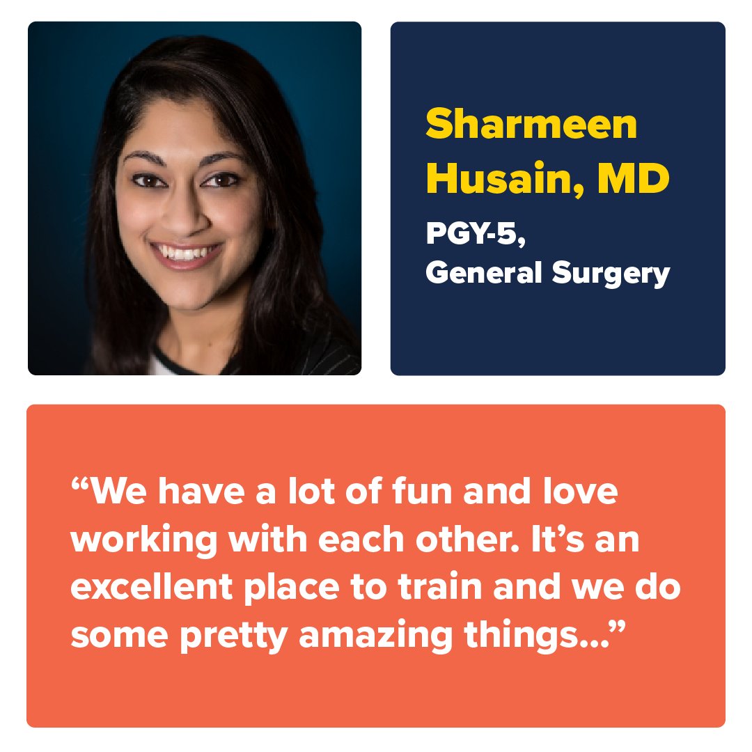 MedStar Health Academics (@medstaracademic) on Twitter photo The voice behind <a href="/MedStarBaltSurg/">MedStar Baltimore General Surgery Residency</a> will soon complete her fifth year of residency and join the faculty at MedStar Baltimore, "to help fill the country’s need for community general surgeons.” Read <a href="/SharmeenHusain/">Sharmeen Husain</a>'s story at medstargme.news/shar The voice behind <a href="/MedStarBaltSurg/">MedStar Baltimore General Surgery Residency</a> will soon complete her fifth year of residency and join the faculty at MedStar Baltimore, "to help fill the country’s need for community general surgeons.” Read <a href="/SharmeenHusain/">Sharmeen Husain</a>'s story at medstargme.news/shar