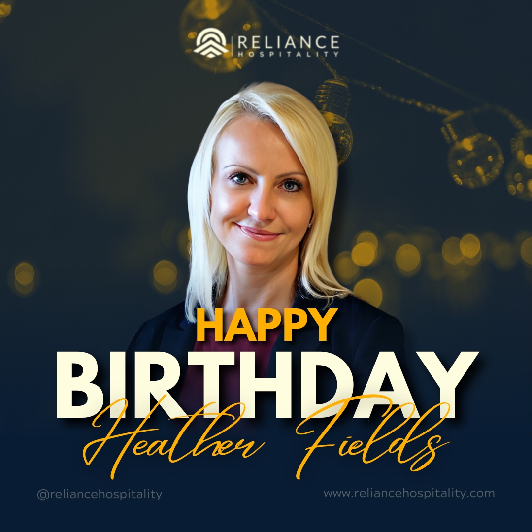 Happy Birthday to our VP of Commercial Strategy, Heather! 🎂🥳

We want to send you the warmest birthday wishes! We hope your day is filled with sunshine and moments of pure joy. We love and appreciate you.

#RelianceHospitality #HappyBirthday #hotelier #hospitalitymanagement