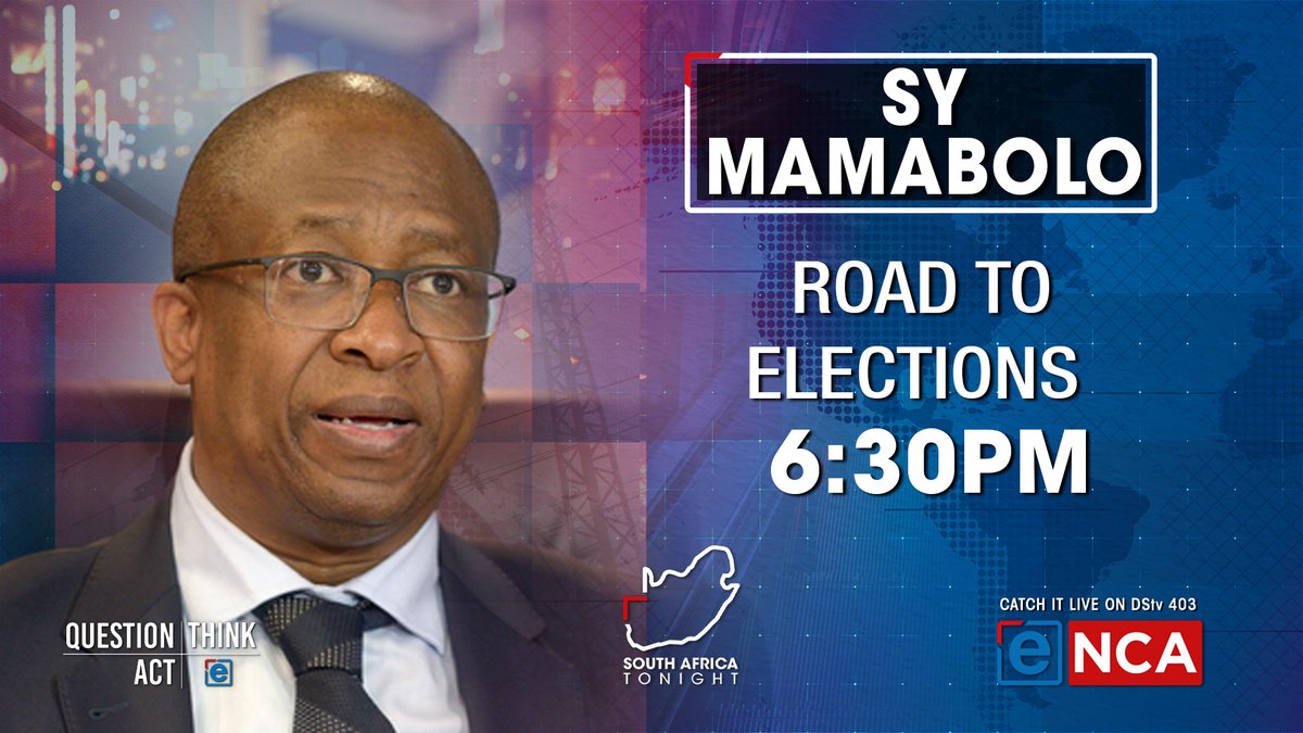 [COMING UP] The IEC has called on authorities to expedite the investigations into claims that the MK Party submitted fraudulent signatures. This is just one of the issues the IEC is dealing with in the run-up to elections on 29 May. To discuss, eNCA's @FrancisHerd will be joined…