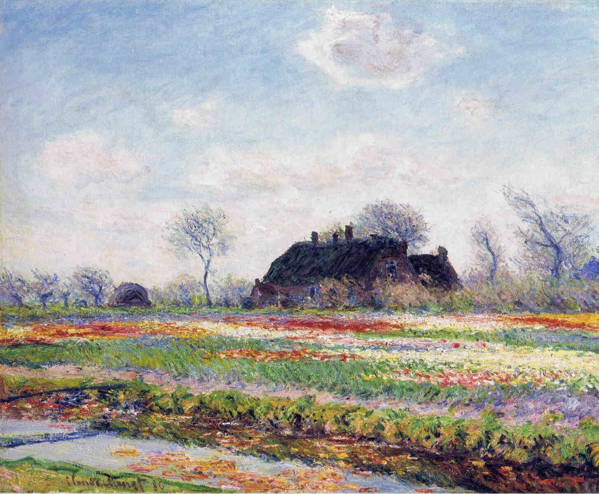Tulip Fields at Sassenheim, near Leiden, 1886
Claude Monet