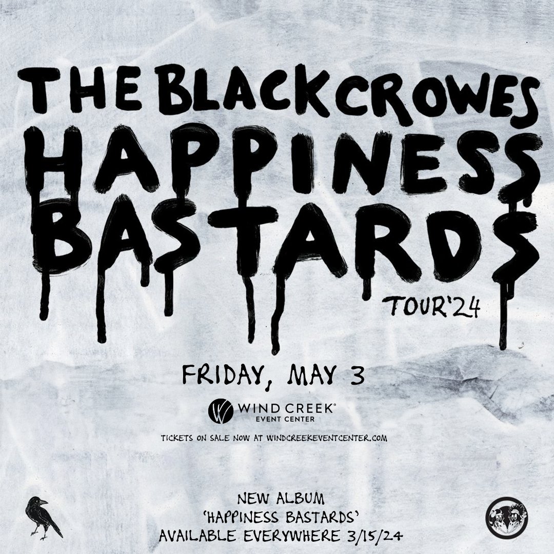 FRIDAY! The Black Crowes rock Bethlehem! Get your tickets here --> bit.ly/3S7sQP3
