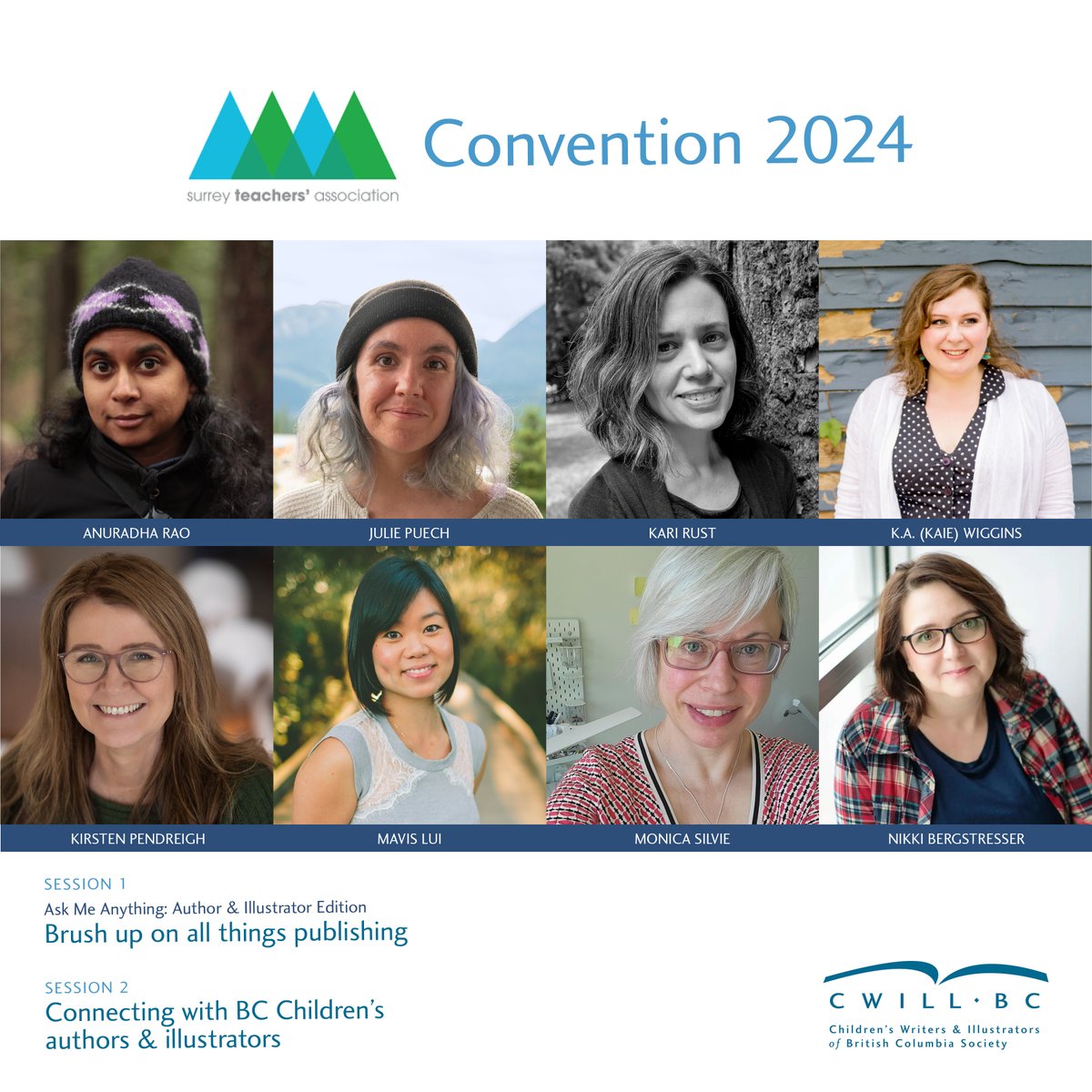 We're proud to have been invited to speak at the Surrey Teachers' Association annual conference. We're bringing our talented author and illustrators to speak at two different sessions. Can't wait to connect with Surrey educators!