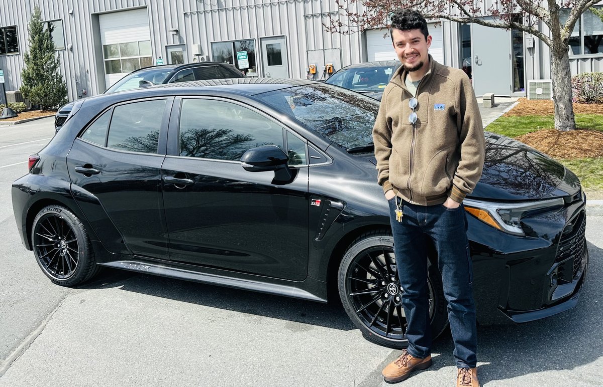 Happy #NewCarDay to Jonah! He is the proud owner of the coveted 2024 @Toyota GR Corolla Premiums, thanks to some help from Dipak Niroula - Congrats!

Learn more about Dipak & check out his reviews on @DealerRater: bit.ly/3KKr1og

#Toyota #LetsGoPlaces #GRCorolla