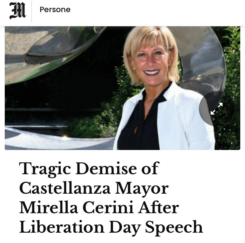 She read the speech on the occasion of the April 25 celebrations. Then she told her colleagues that she was not feeling well. Shortly after, Mirella Cerini, a 50-year-old mayor of Castellanza, in the province of Varese, died of a sudden illness, probably a heart attack. She was…