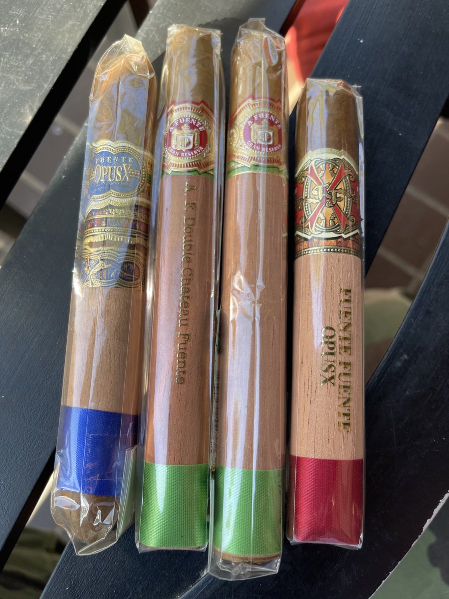 Just a few of my favorite cigars. #cigars #cigarporn #A.Fuente #OpusX #favoritecigars