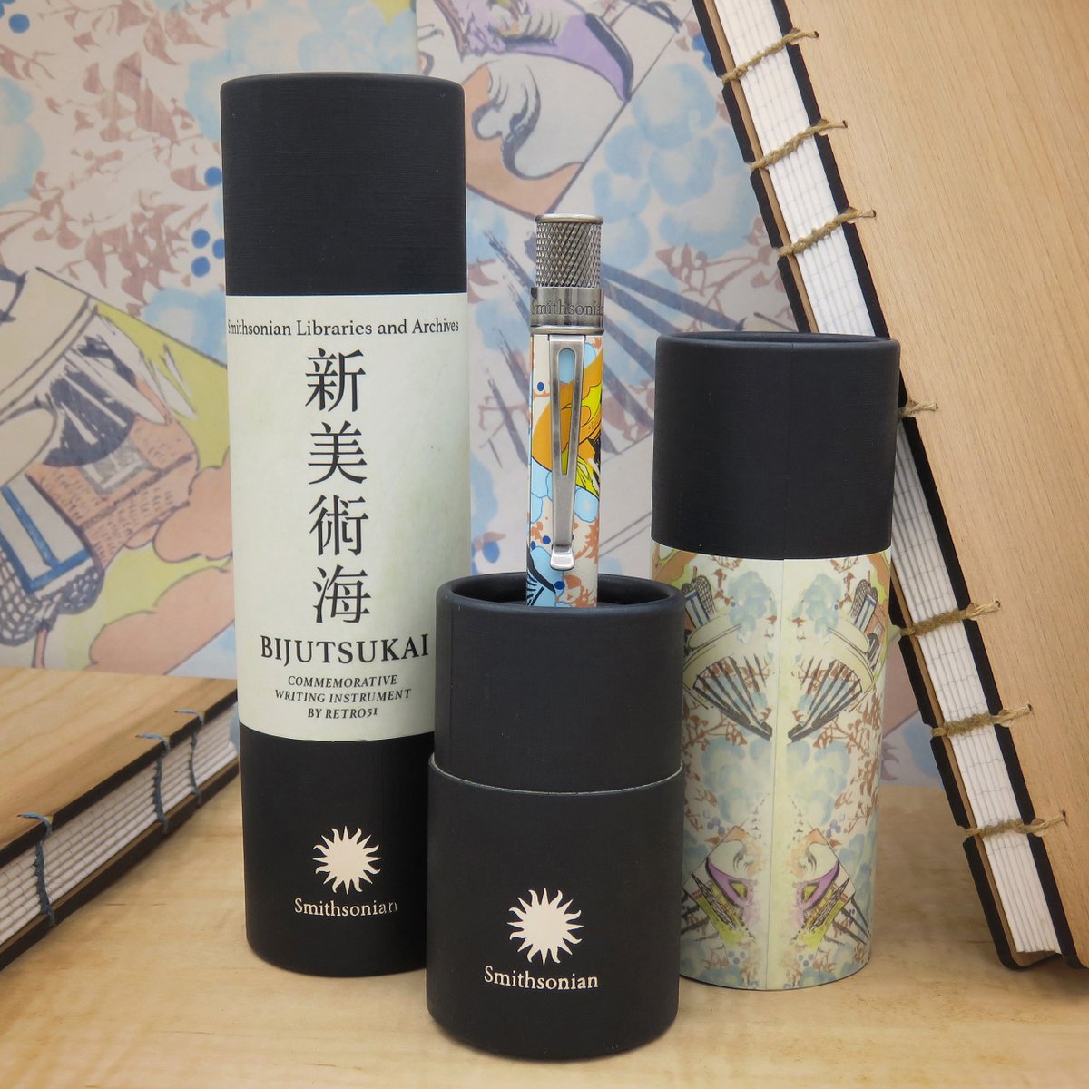 AirlineIntlEP's tweet photo. Delight yourself with Retro 51's newest releases! The New addition to the Literacy Collection: The Nautilus, and the new Smithsonian Bijutsukai Rollerball pens! https://t.co/N6stbbdy95