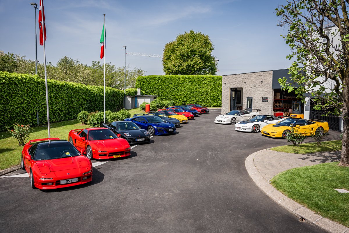 What a day! An absolute pleasure to host the #NSXClubEurope at our HQ today as part of their 'In the footsteps of Ayrton Senna' tour.