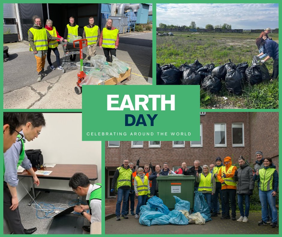 From Japan to Italy and beyond, #solutionmakers spanned the last week recycling, rewiring, collecting and advocating for all-things #EarthMonth. We're shining a light this week, but every day is an #EarthDay.

See more on our initiatives: bit.ly/3JGTfzC
#GreenBusiness