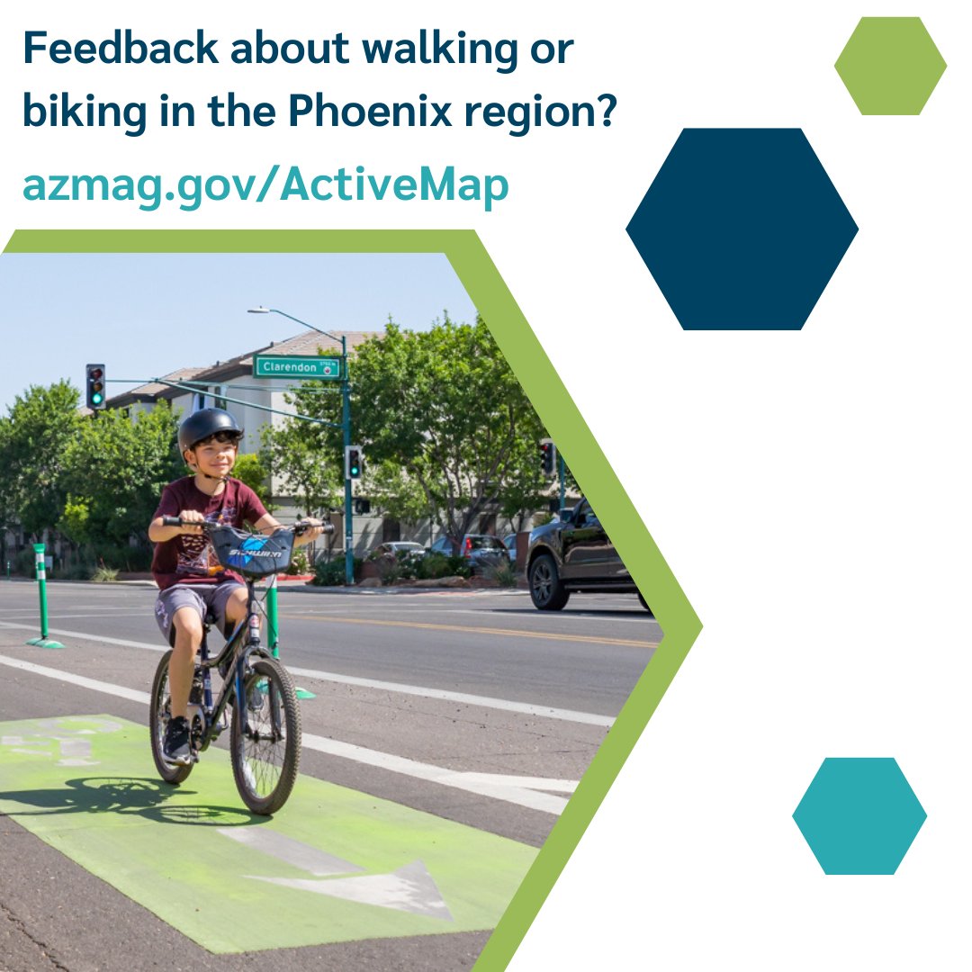 As we close out Valley Bike Month, don’t forget you can always access the MAG regional bikeways online map, request a FREE print map, or share your feedback about biking the Valley at azmag.gov/bike #ValleyBikeMonth #MAGBikeMap
