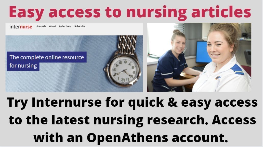 #TopTipTuesday Need journal articles for your university work? Register for an OpenAthens account 👉 bit.ly/3l8l20q and log on to Internurse today!  bit.ly/2os4c1E 🖥️🔍💉🏥💊👩‍⚕️ #LTHTrElectronicResources #LTHTrInternurse @BoltonNursing