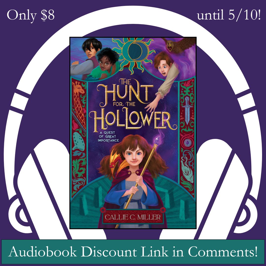 The audiobook for The Hunt for the Hollower is on sale again, this time for only $8!