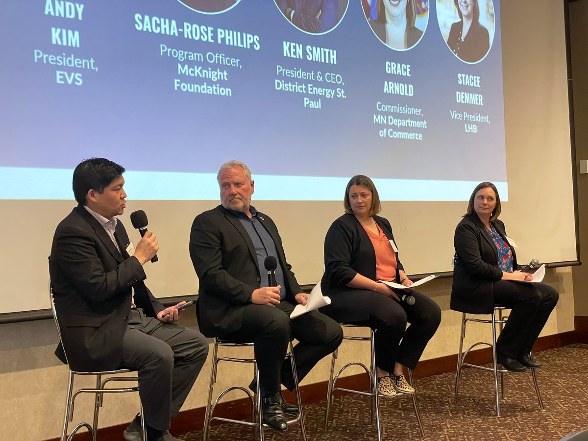 Both Andy Kim with @EVS_Engineering and Stacee Demmer w/ LHB : Workforce shortages are a big impediment to #cleanenergy projects moving forward and faster. Let’s all collectively lean into getting more people into this industry!