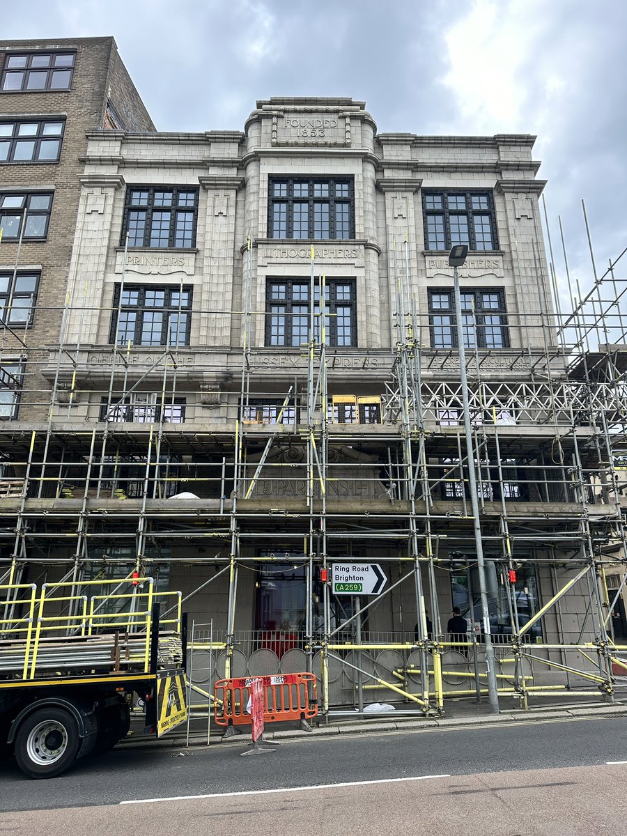 Almost there! Keep an eye out for June 20th celebration! #hastings #hastingseastsussex #observerbuilding #dereliction #communityregeneration #CommunityBuilding