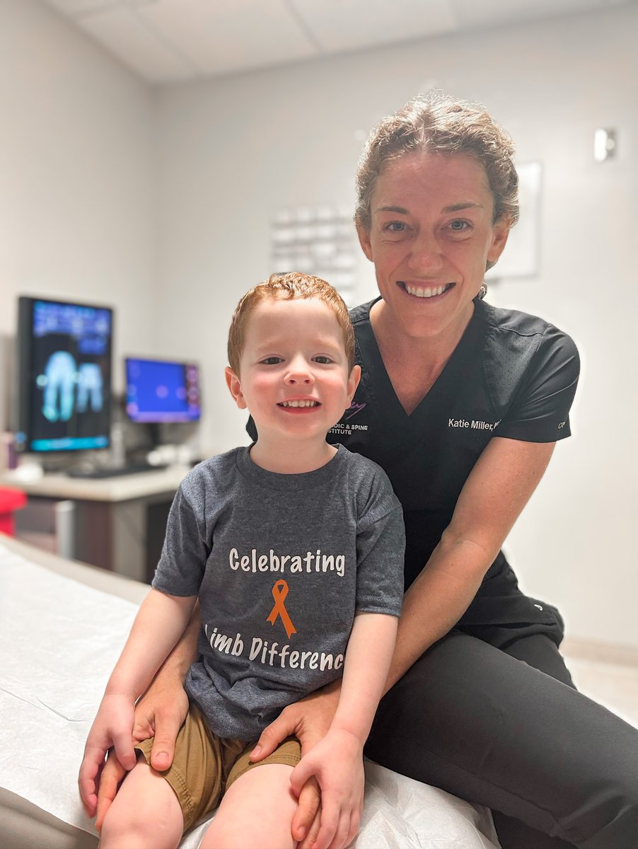 Dr. Miller had a great visit with Angelo, who bravely navigates fibular hemimelia. Angelo underwent a transformative SUPERankle procedure and tibia lengthening, marking significant progress in his journey. We're so proud of Angelo and his infectious, strong spirit!