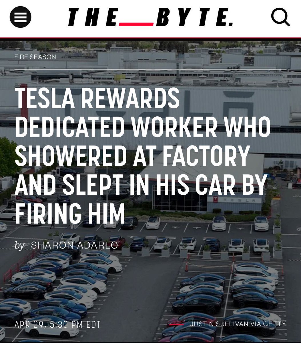 Don’t give your whole life to Elon Musk, or any other boss. futurism.com/the-byte/tesla…