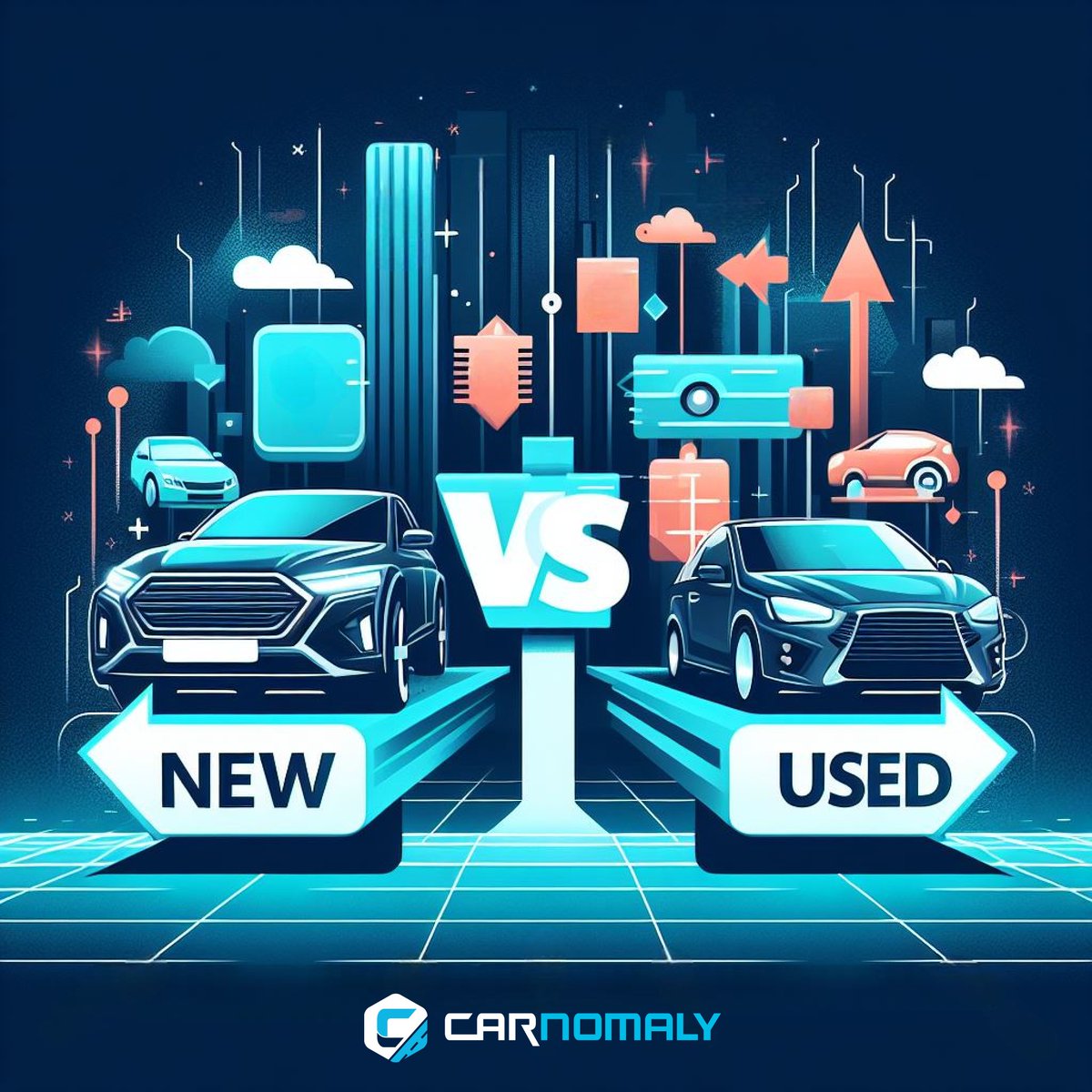 Navigating the vehicle market, New vs. Used? 🚗 Share your strategy. Stick with the reliability of used vehicle or dive into the excitement of new vehicle? #Carnomaly $CARR
