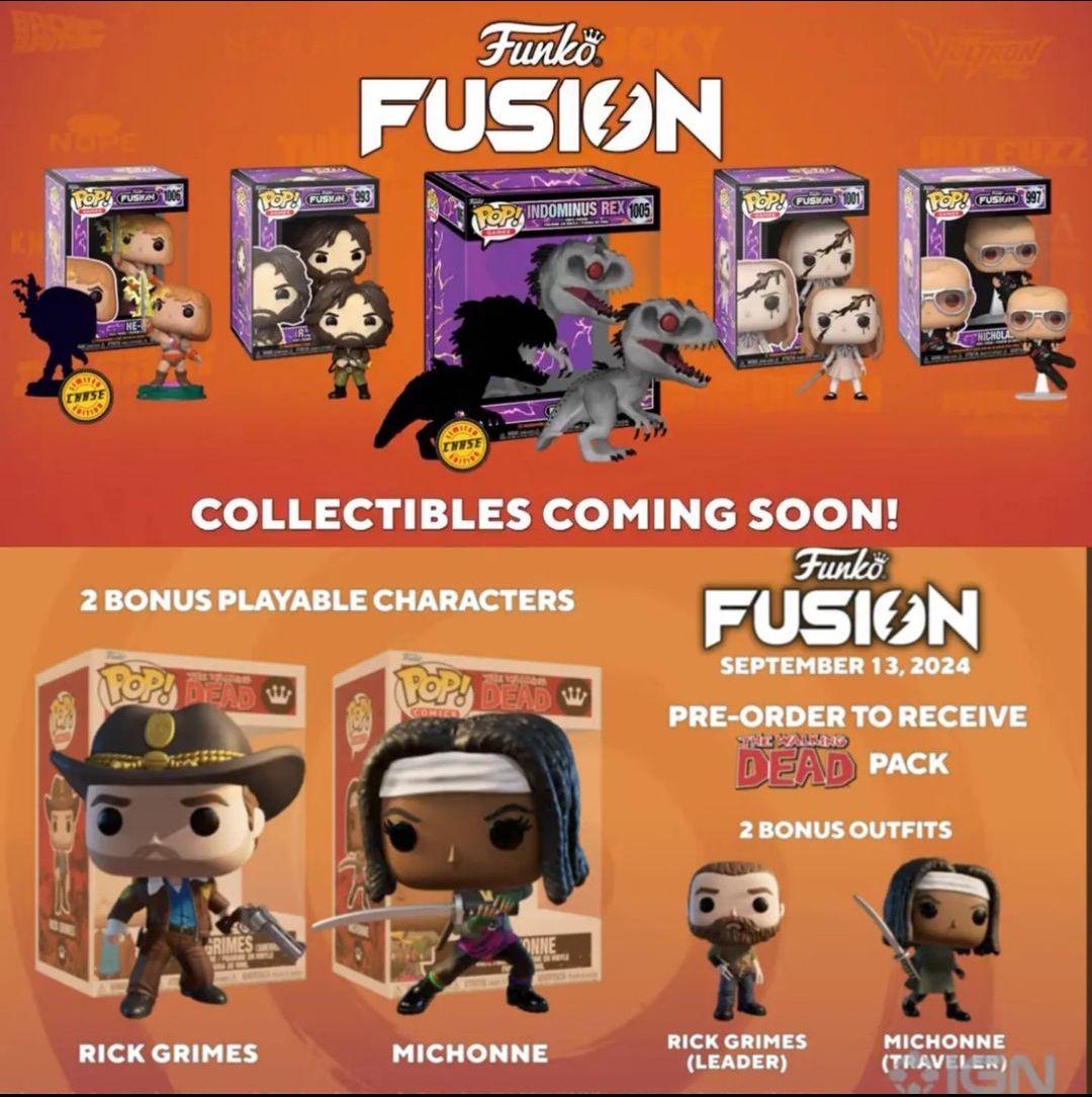 • Pop - Coming Soon -  Funko Fusion Collectibles!
.
.
.
#funkopops #funkopopcollection #funkopopcollector #funkopopaddict #funko #topfunkophotos #funkofanatic #popcollector #popfigures #popvinyls #funkos #funkoverse #popinabox #funkofusion