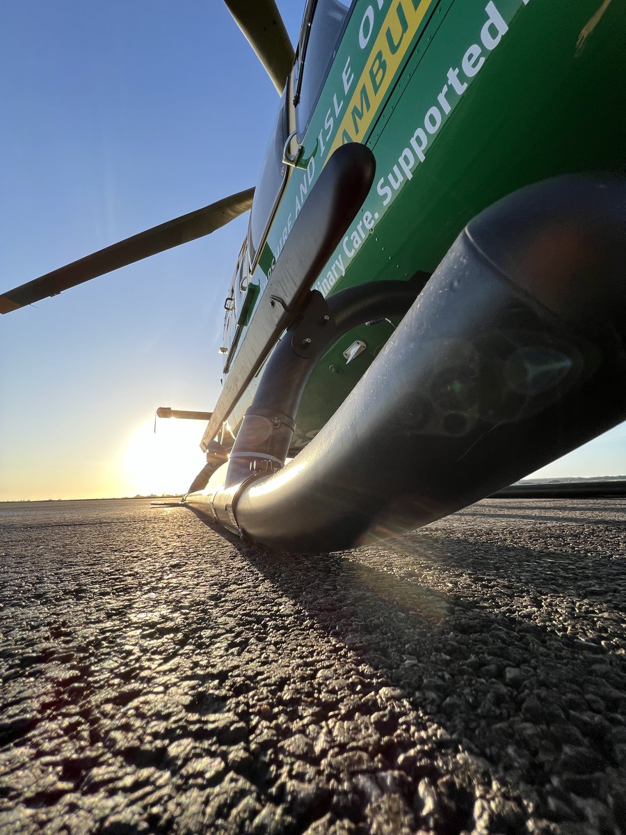 Did you know? We have skids on our aircraft, these help us land easier on the varied terrain we have in Hampshire and the Isle of Wight. 🚁 📸 Fred Jackson