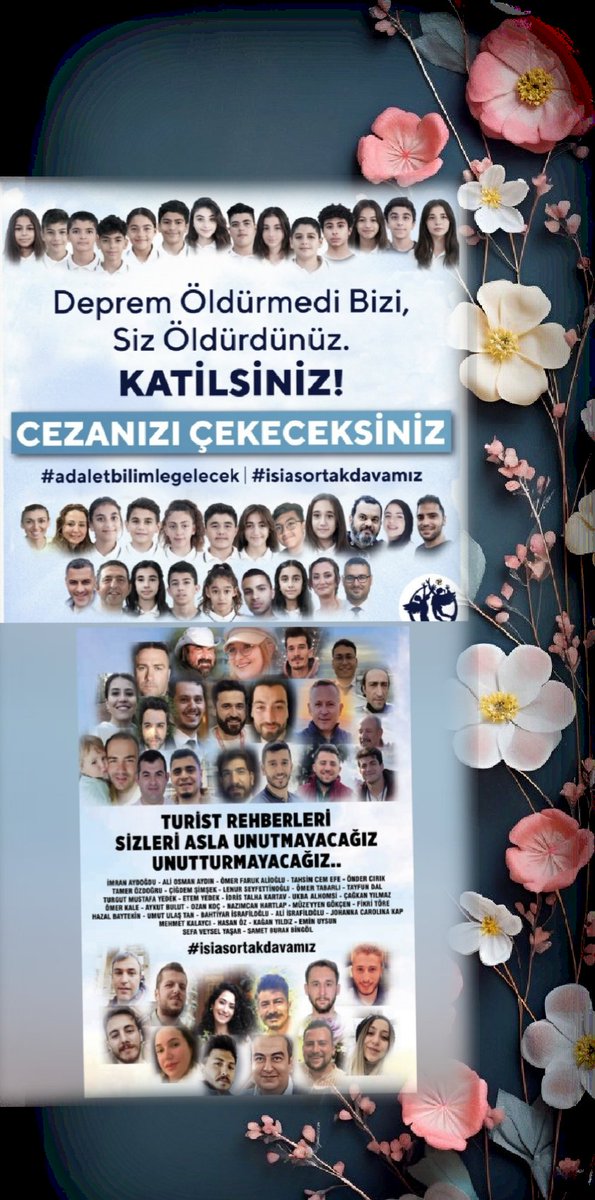 #asrınfelaketi değil #asrınihmali 
Açgözlü doymak bilmeyen paragöz vicdansız binasahipleri müteahhitler mühendisler liyakatsiz yerel yönetimde imarda çalışanlar diplomasız yönetenlerin ihmali
#Deprem öldürmedi yüzbinlerce insanımızı siz öldürdünüz!!!!
#isiasortakdavamız