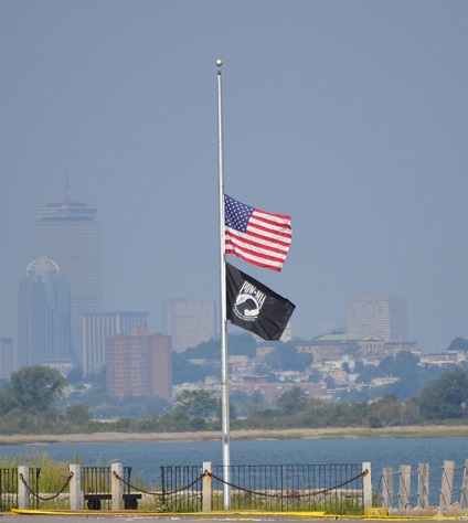 Half-Staff notification: In honor & remembrance of Billerica Police Officer, Sgt. Ian Taylor, who was killed in the line of duty on April 26, 2024, @MassGovernor has ordered flags flown at half-staff from sunrise to sunset on the date of interment, Friday, May 3, 2024.