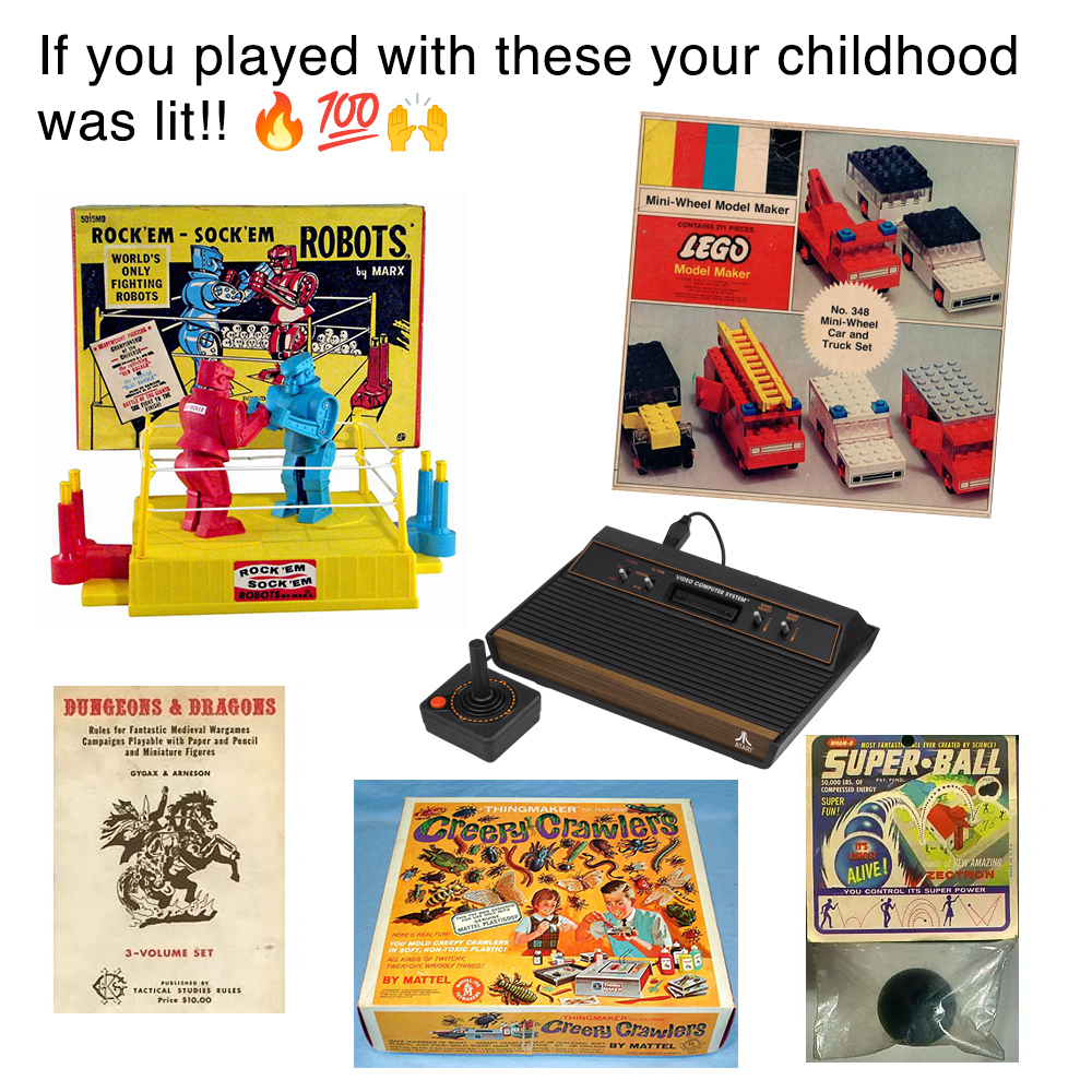 What toys made your childhood? 

#toys #vintage #retro #toys4life