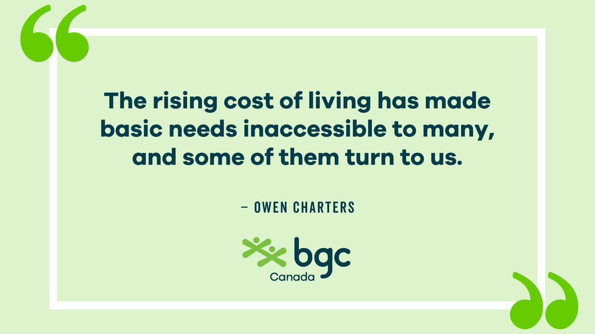 BGC Clubs serve on the frontlines, providing necessities to young people in communities across the country, but basic needs are increasingly inaccessible. Owen Charters, BGC Canada’s President & CEO, explains how BGC Clubs help: bgccan.com/en/basic-needs…