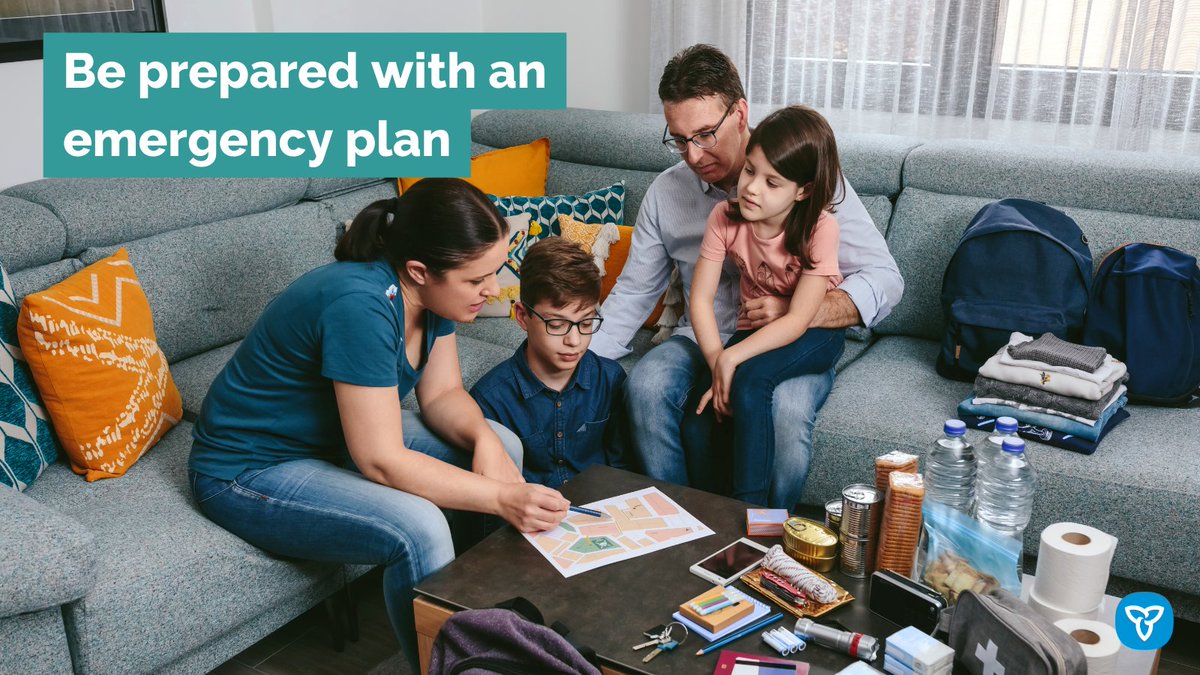 Emergencies can happen at a moment’s notice.

Have a family emergency plan in place so everyone in your household is prepared. Learn more: ontario.ca/page/be-prepar… 

#BePrepared #ONready