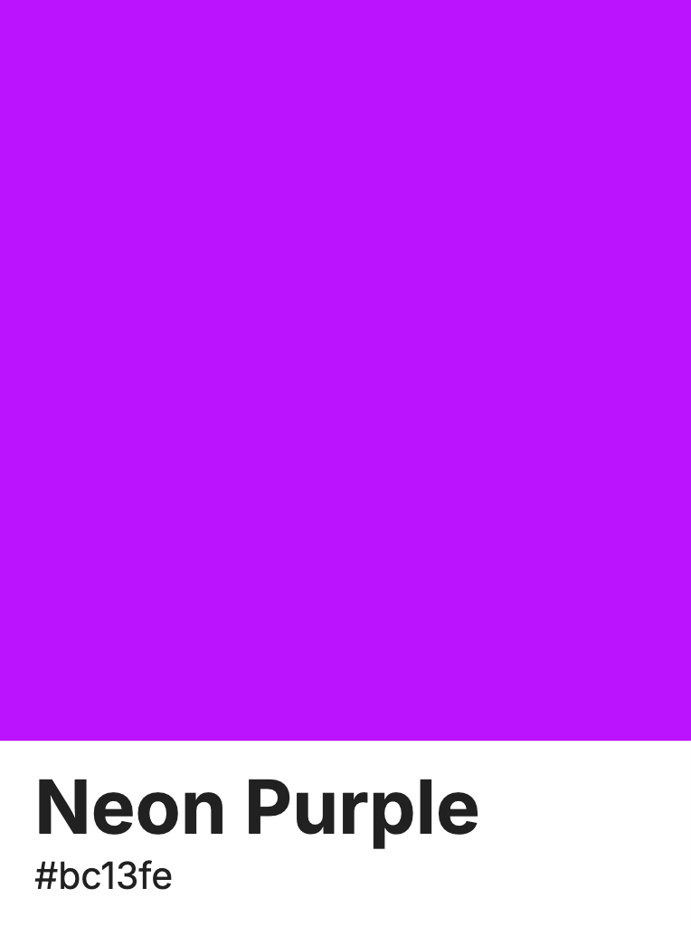 color_parrot's tweet photo. Who's up for some retro arcade neon color vibes?
Liquid Neon – #C8FF00
Neon Purple – #BC13FE
Neon Rose – #FF0080
Neon Blue – #04D9FF https://t.co/AqoHO1PszL