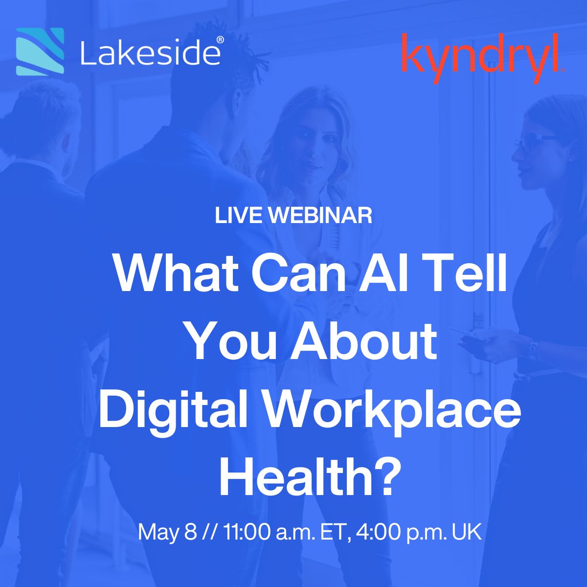 Can AI save the day for IT teams? Find out from CTOs from Lakeside and @Kyndryl on May 8. Register now: bit.ly/4d3UXsg