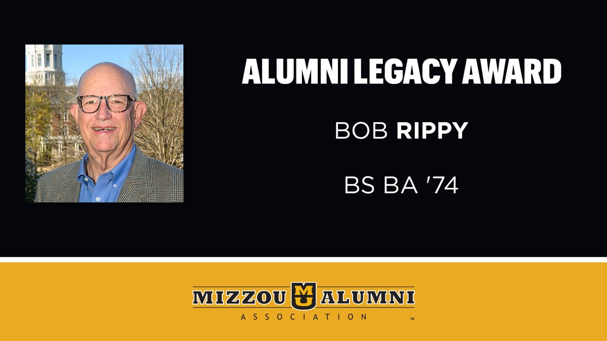 Closing out our #VolunteerAppreciationMonth, we recognize Bob Rippy (BS BA '74). Bob has devoted decades to the MAA, serving as president of our alumni chapter in Kansas City for several years. He's a long-time volunteer and doesn't plan on stopping any time soon. Congrats, Bob!