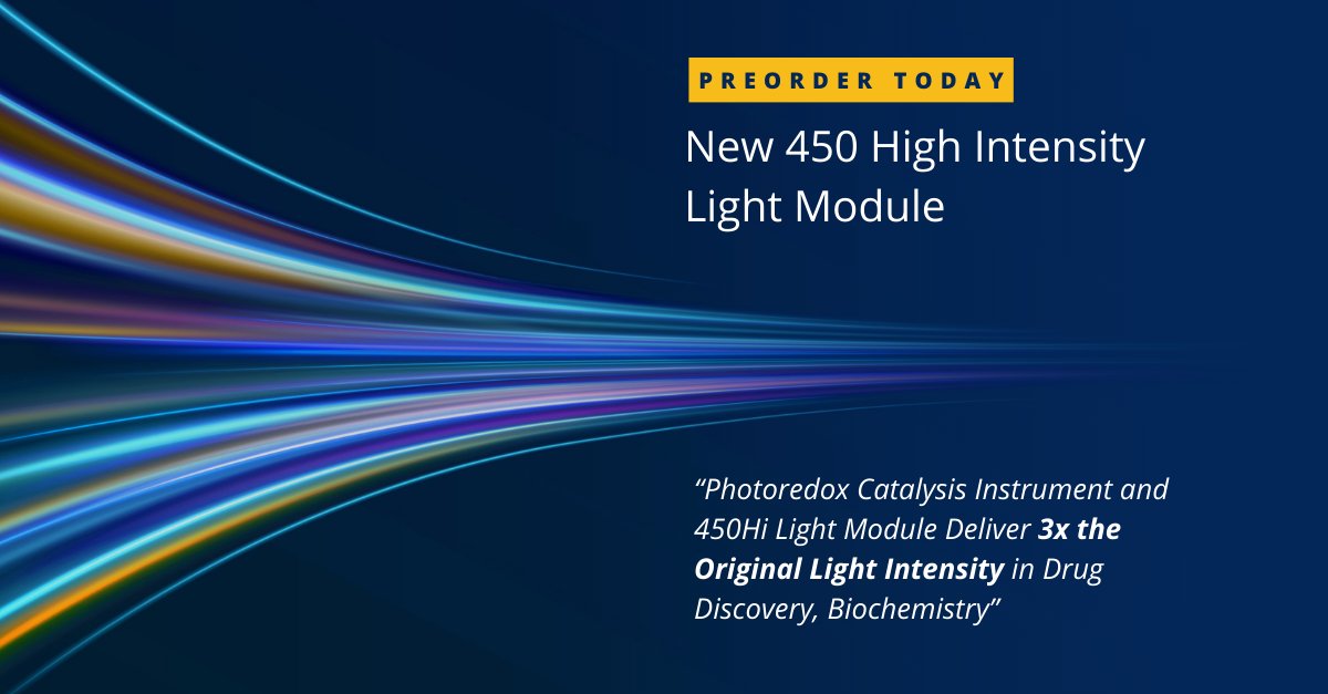 Upgrade your Photoreactor m2 with our new 450Hi Light Module and triple your existing light intensity. 

Sign up for the waitlist and get ahead of the competition:
ow.ly/N3PY50RhjVx

#Biochemistry #LaboratoryEquipment #ScientificResearch