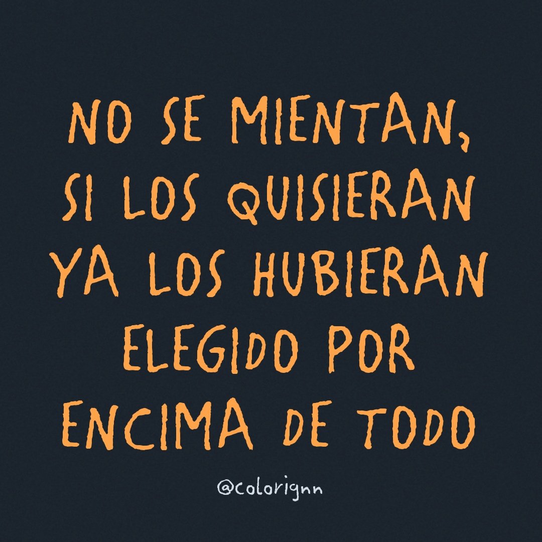 no se mientan..