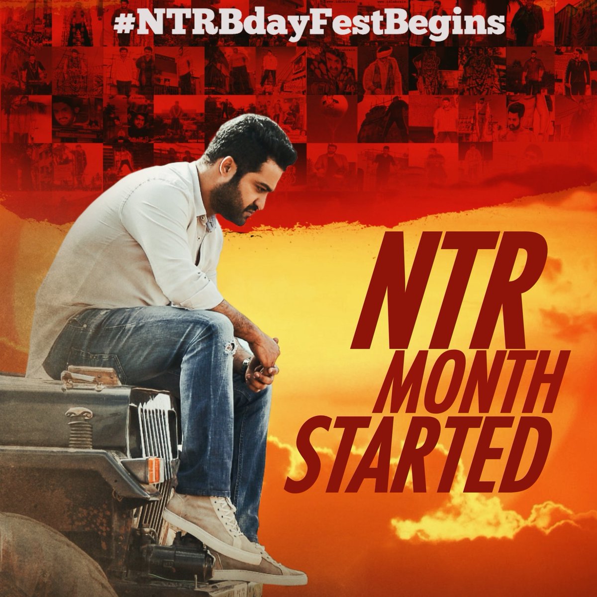 Man Of Masses @tarak9999 Anna Birthday Month Arriving In Few Hours, Let's Welcome 'MASS MAY MONTH' !! 🔥👑 Advance Birthday Wishes To Our Beloved Tarak Anna ❤️ #AllHailTheTiger 🐯❤️‍🔥 #NTRBdayFestBegins #Devara